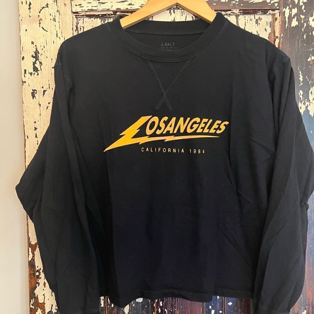 John‎ Galt Pullover Los Angeles California 1984 women’s L/S crewneck.